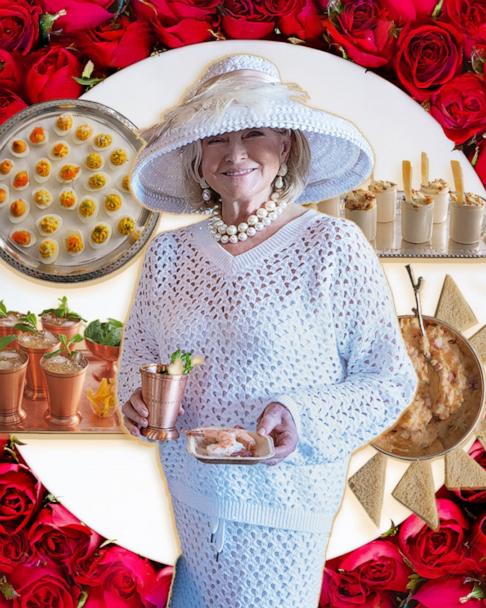 Martha Stewart shares Kentucky Derby menu, mint julep station and