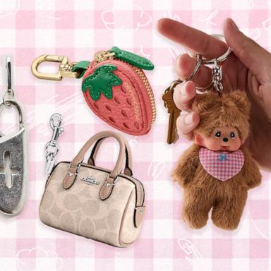 Handbag keychain charms sale