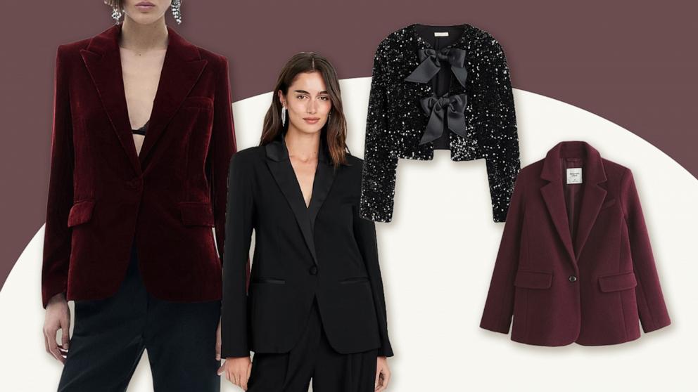 PHOTO: Shop winter and holiday blazer picks