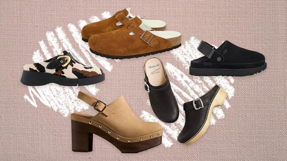 PHOTO: Shop stylish clogs for fall.