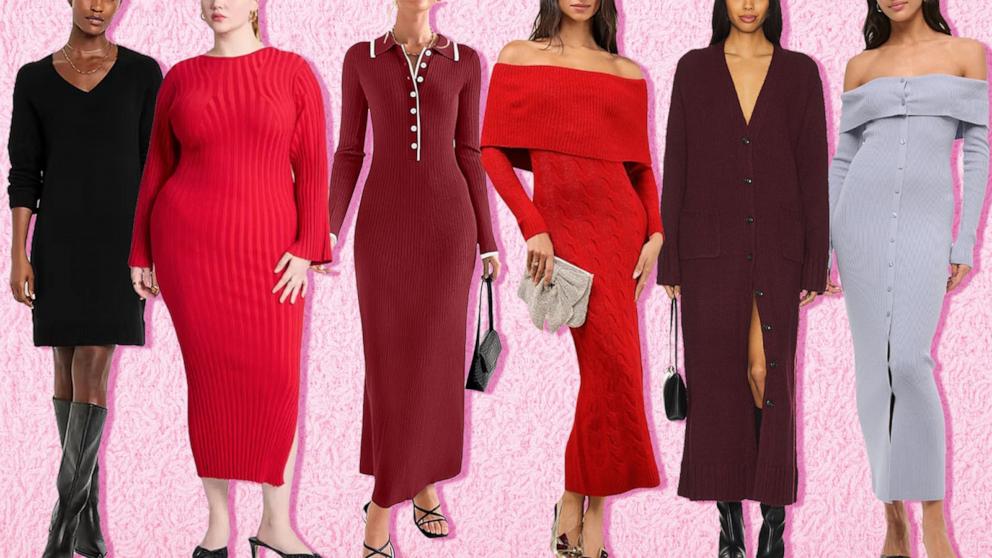 PHOTO: Shop women’s sweater dresses for winter