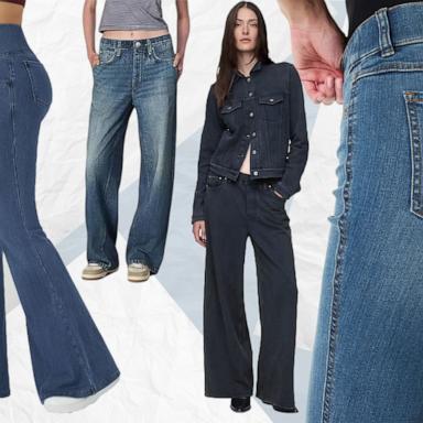 PHOTO: Here's how to get in on the viral sweatpant jeans trend. 