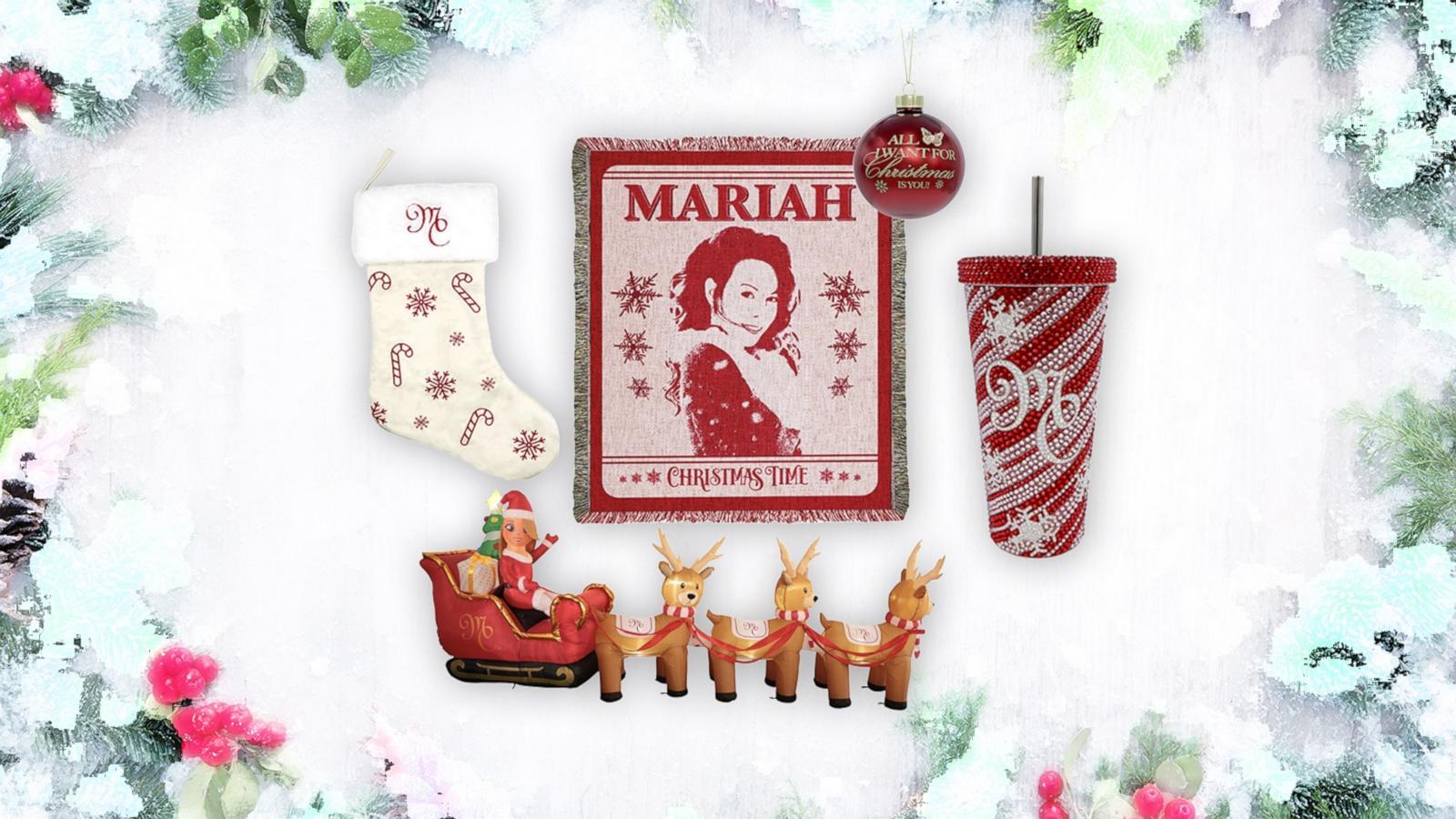 PHOTO: Shop Mariah Carey-themed Christmas items.