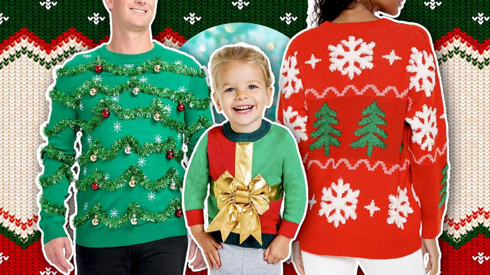 PHOTO: Top ugly Christmas sweaters for 2024