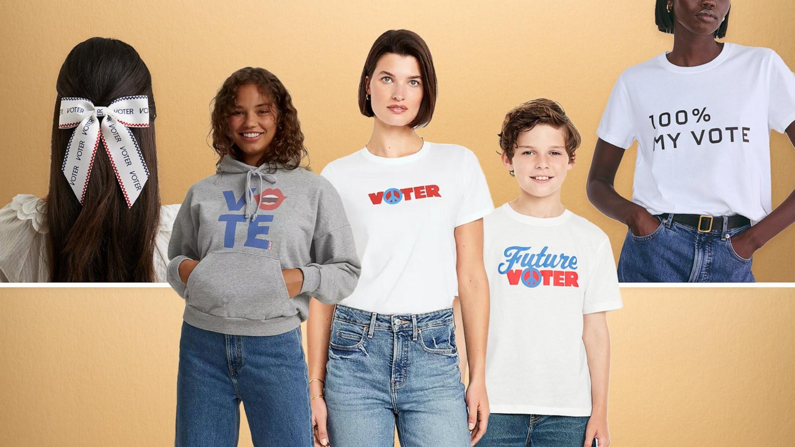 Here's how fashion retailers are encouraging people to vote in the 2024 election.