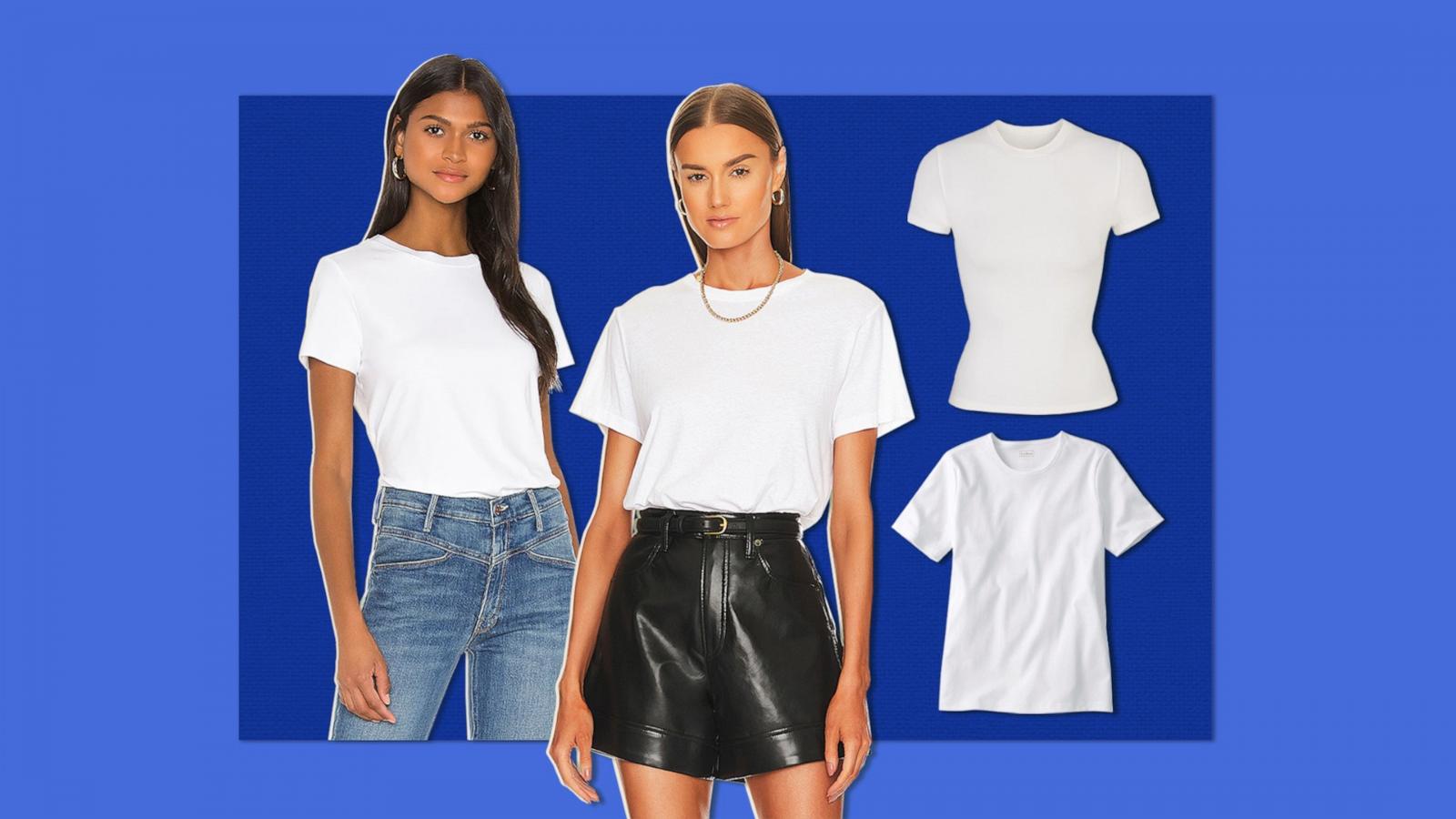 Shop the best white T-shirts for women by style, fit and budget