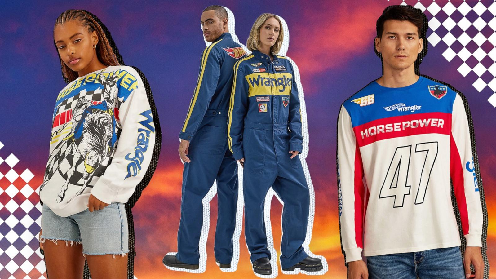 PHOTO: Shop the Wrangler x Hot Wheels streetwear collaboration