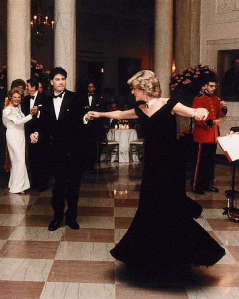 travolta dress princess diana The Dress Princess Diana Wore to Dance With John Travolta Is for Sale