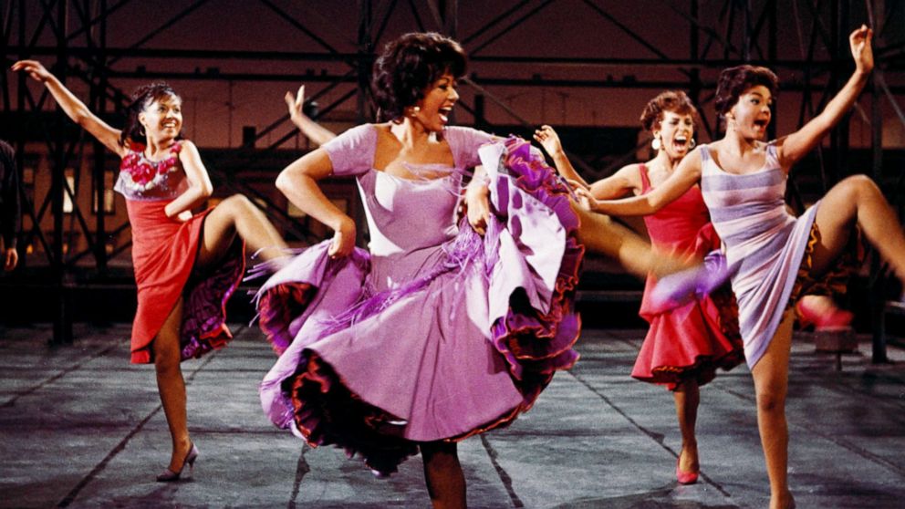 PHOTO: Rita Moreno, as Anita, dances in a publicity image for the film adaptation of "West Side Story." 