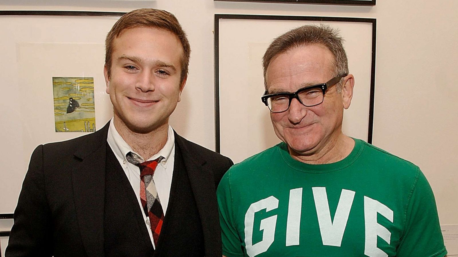 PHOTO: Zak Williams and Robin Williams attend the Timo Pre Fall 2009 Launch with Interview Magazine at Phillips De Pury, Nov. 18, 2008, in New York City.