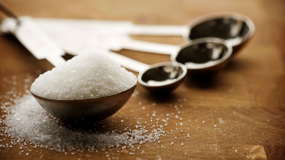 PHOTO: Sugar is measured out in this stock photo.