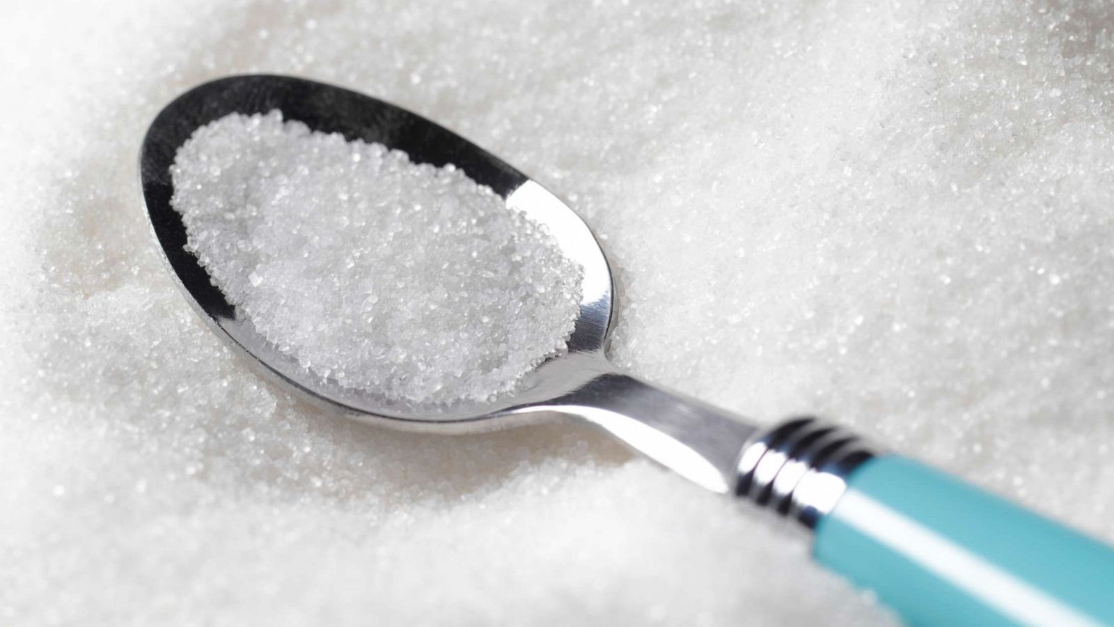 PHOTO: An undated stock photo shows a spoon lying in a mound of granulated sugar.