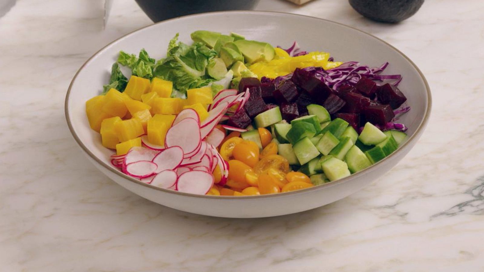 PHOTO: Gwyneth Paltrow's rainbow chopped salad.