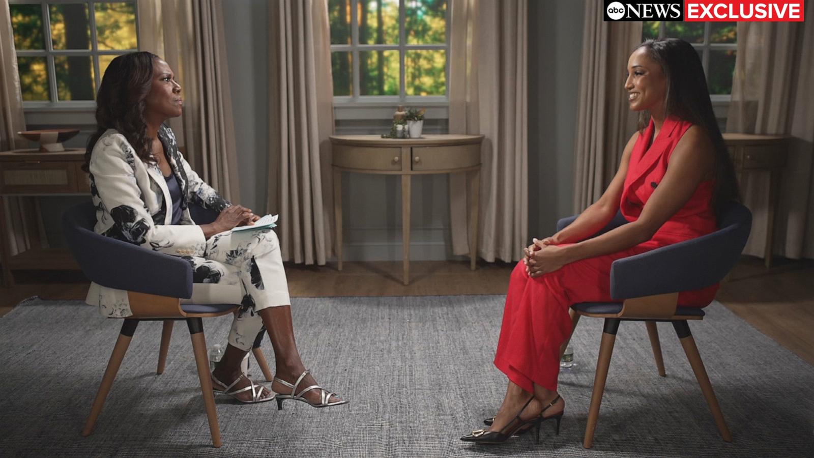 PHOTO: ABC News' Deborah Roberts speaks with former Miss Jamaica Gabrielle Henry in an interview that aired on "Good Morning America" on Sept. 24, 2026.