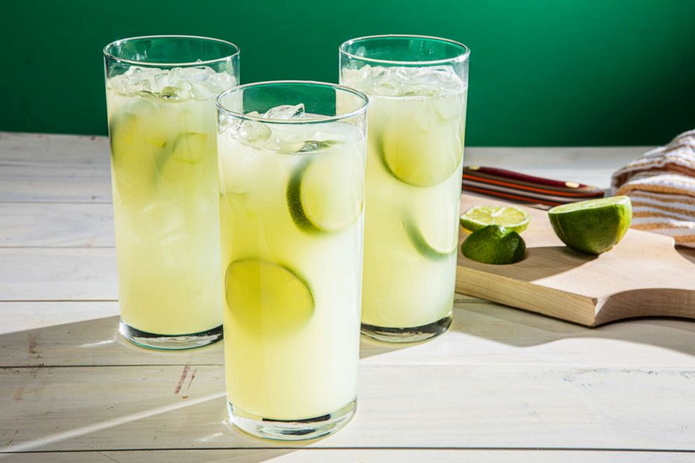 PHOTO: Lime agua fresca from Gaby Melian's new cookbook.