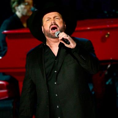 PHOTO: Singer-songwriter and past Gershwin Prize recipient Garth Brooks performs at the 2024 Library of Congress Gershwin Prize for Popular Song in Washington, DC, March 20, 2024.