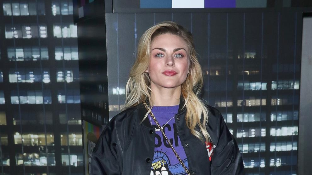 Frances Bean Cobain attends the Moschino x H&M show at Pier 36 on October 24, 2018 in New York City. (Photo by Jim Spellman/WireImage)