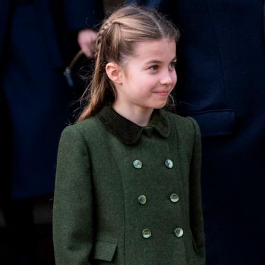 PHOTO: Princess Charlotte of Wales attends Christmas Morning Service on Dec. 25, 2023