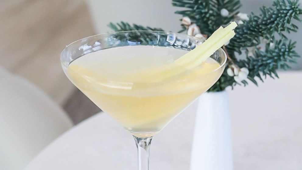 PHOTO: This gingerbread bellini adds a sweet and spicy note to a classic cocktail.