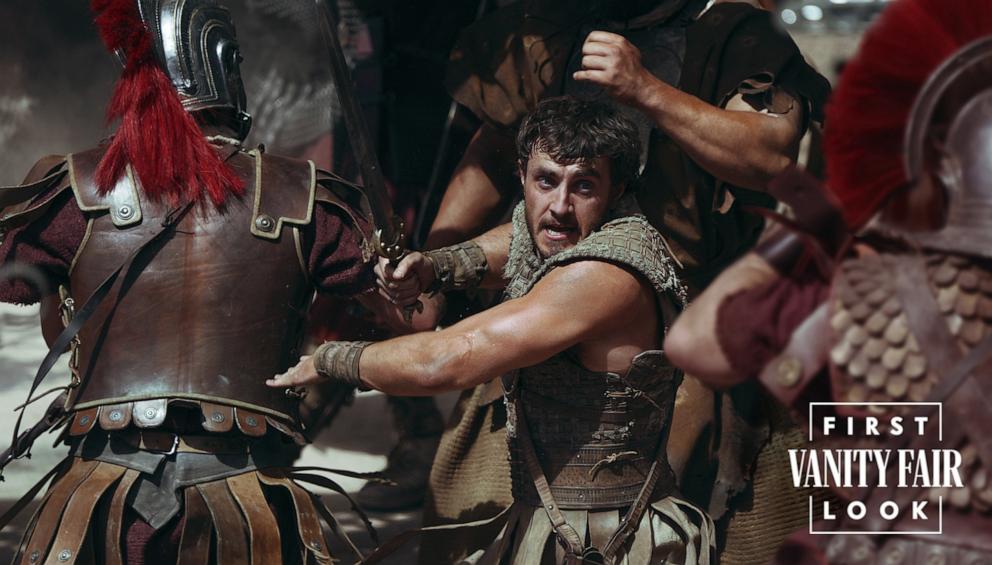 PHOTO: The first images for "Gladiator II" have been released.