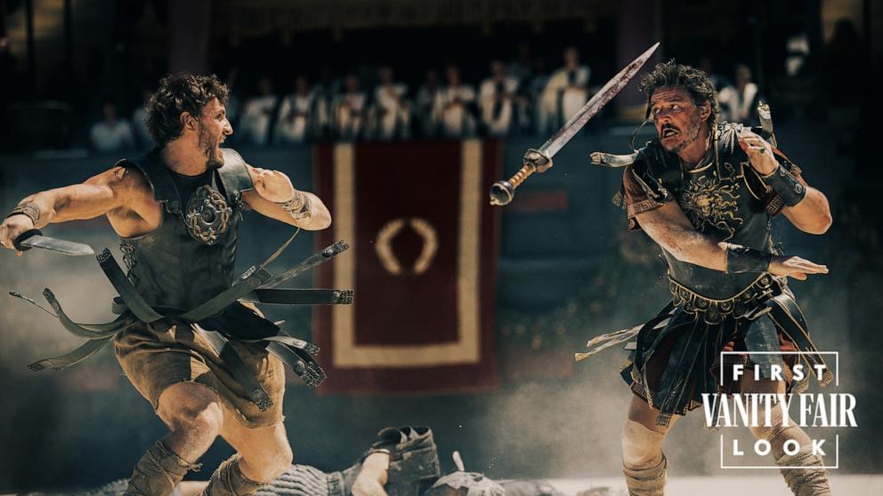 PHOTO: The first images for "Gladiator II" have been released.