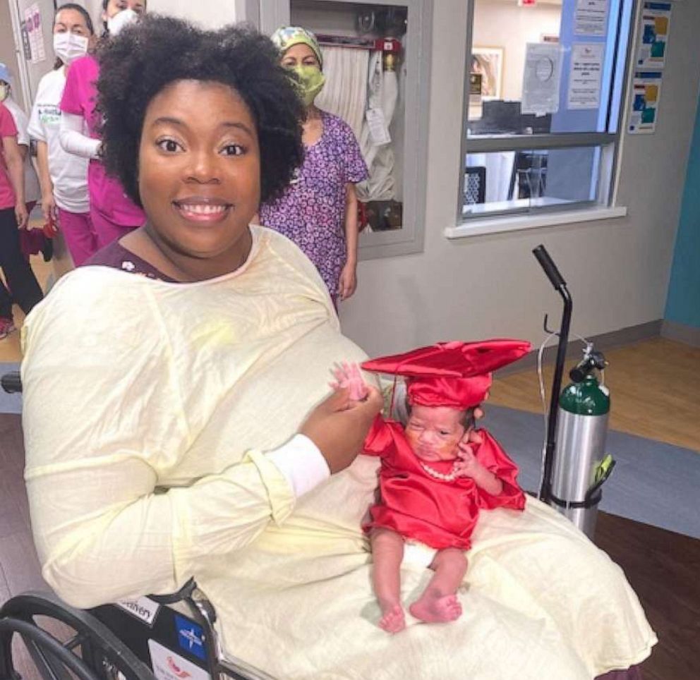 PHOTO: Gloria Mariselda Patten was discharged from South Texas Health System McAllen after spending 80 days in the NICU.