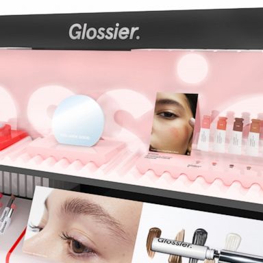 PHOTO: Glossier has set up shop in over 600 Sephora stores across the US and Canada.