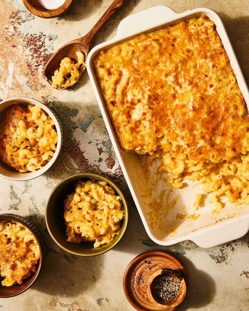 PHOTO: A dish of Mac and Cheese from Dolly Parton's new cookbook, “Good Lookin’ Cookin’.”