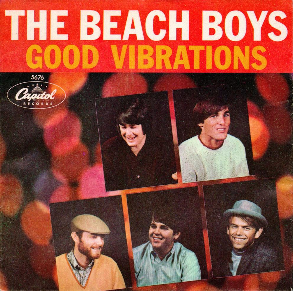 PHOTO: Album cover for the rock and roll band "The Beach Boys" record "Good Vibrations" which released on October 22, 1966.