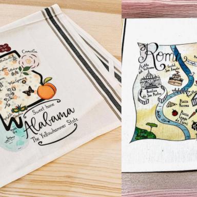 PHOTO: Gooseberry Designs: Map Tea Towels 