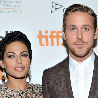 PHOTO: Eva Mendes and Ryan Gosling attend "The Place Beyond The Pines" premiere in Toronto, Canada, Sep. 7, 2012.