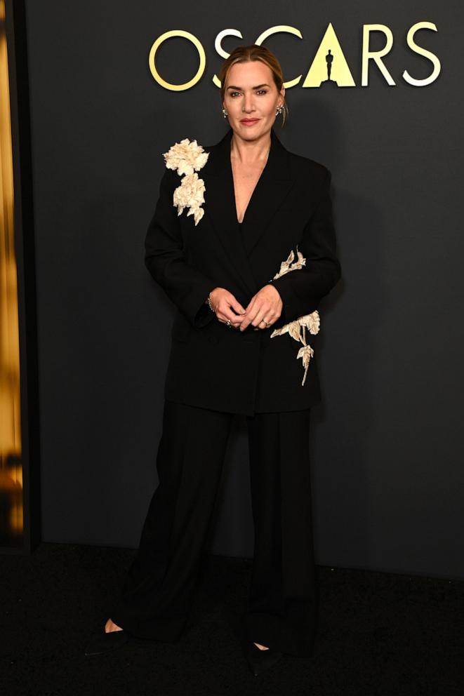 PHOTO: Kate Winslet attends the Academy of Motion Picture Arts and Sciences 15th Governors Awards at the Ray Dolby Ballroom in Hollywood, Calif. Nov. 17, 2024.