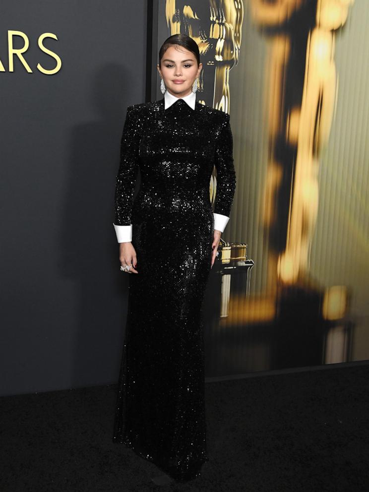 PHOTO: Selena Gomez attends the Academy of Motion Picture Arts and Sciences 15th Governors Awards at the Ray Dolby Ballroom in Hollywood, Calif. Nov. 17, 2024.