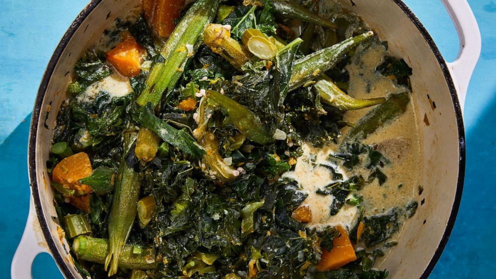 PHOTO: A pot of Granny's Callaloo from Maya Feller.