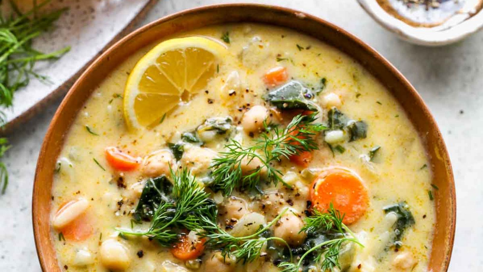 PHOTO: Lemony Greek chickpea soup.