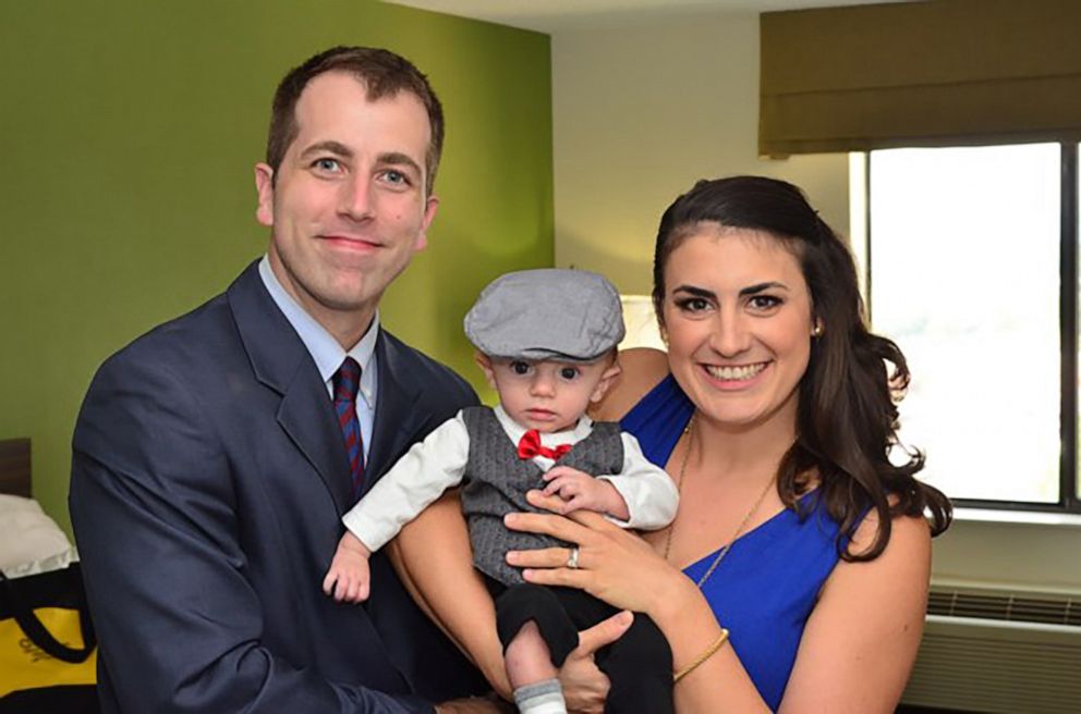 PHOTO: Kassy Alia Ray poses with Greg Alia and their son Sal.