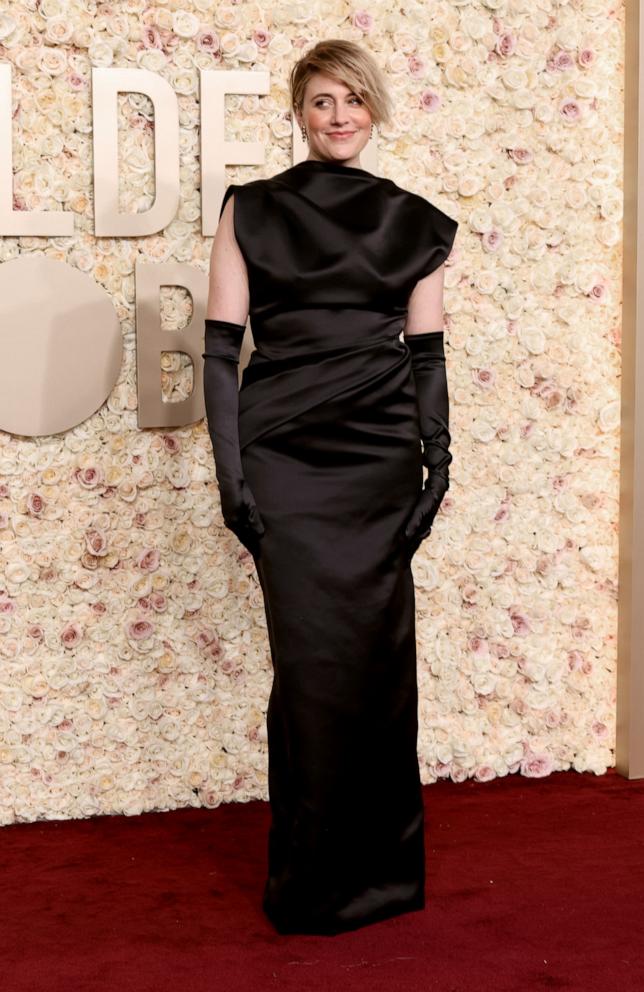 PHOTO: Greta Gerwig attends the 81st Annual Golden Globe Awards at The Beverly Hilton, Jan. 7, 2024, in Beverly Hills, California. 