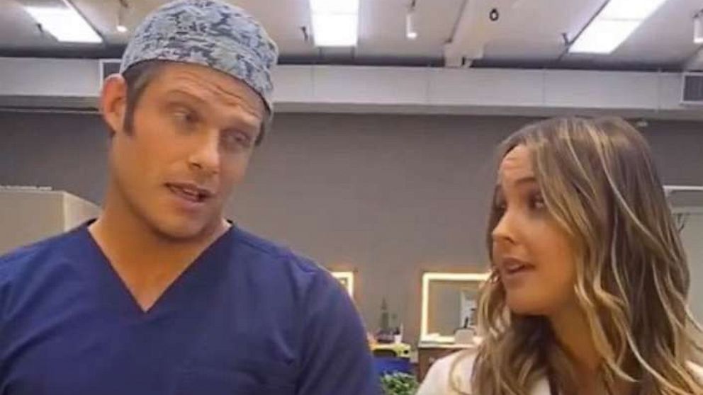 PHOTO: "Grey's Anatomy" stars Camilla Luddington and Chris Carmack pictured in a video Luddington shared to Instagram on Feb. 14, 2023.