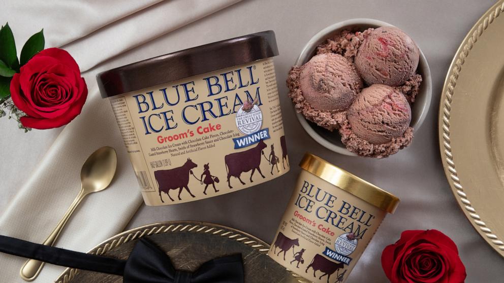 PHOTO: Blue Bell Creameries is bringing back their beloved Groom’s Cake Ice Cream flavor ahead of summer.