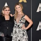 Carrie Fisher and her daughter Billie Lourd attend the Academy of Motion Picture Arts and Sciences&apos; 7th Annual Governors Awards on Nov. 14, 2015 in Hollywood, Calif.