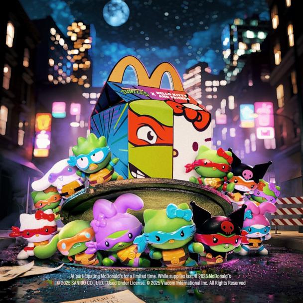 McDonald's unveils epic Teenage Mutant Ninja Turtles x Hello Kitty