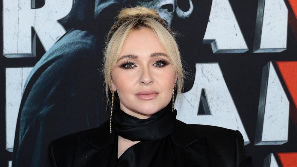 PHOTO: Hayden Panettiere attends the world premiere of Paramount's "Scream VI" at AMC Lincoln Square Theater on March 06, 2023 in New York City. 