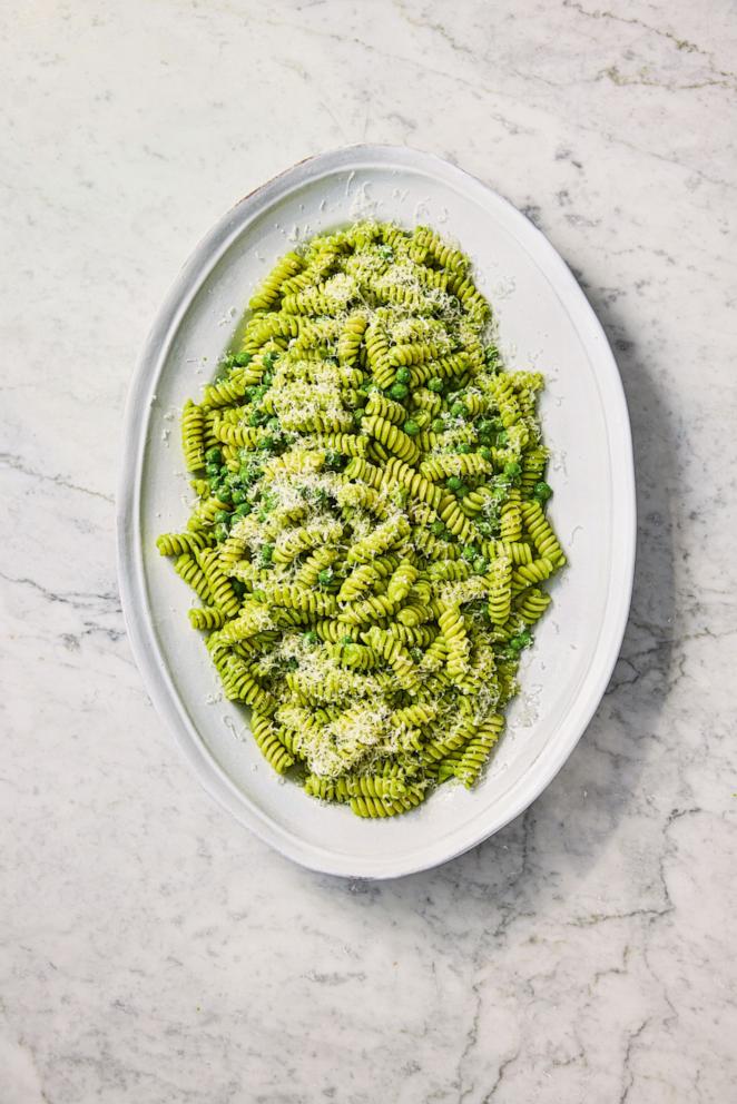 PHOTO: Herb and pea pasta from "Simply Jamie: Fast & Simple Food." 