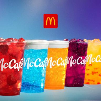 PHOTO: A new beverage lineup of Refreshers and crafted sodas at McDonald's hits menus May 6, 2026.