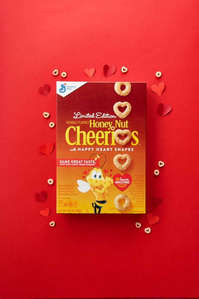 PHOTO: For a limited time, Cheerios will include heart-shaped cereal. 