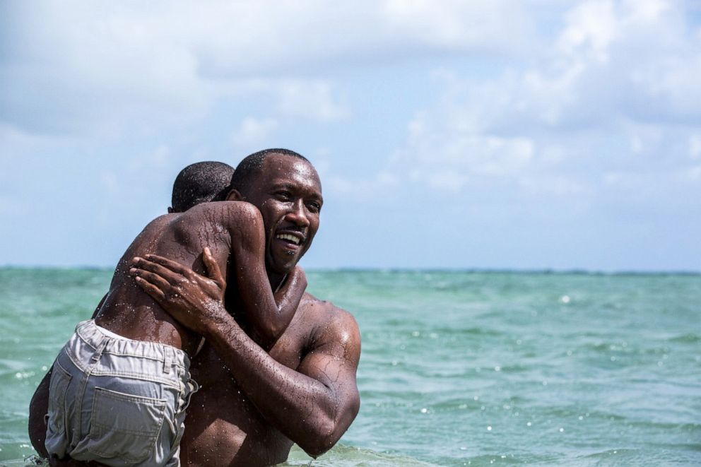 PHOTO: Mahershala Ali, as Juan, and Alex R Hibbert, as Little, in a scene from "Moonlight."