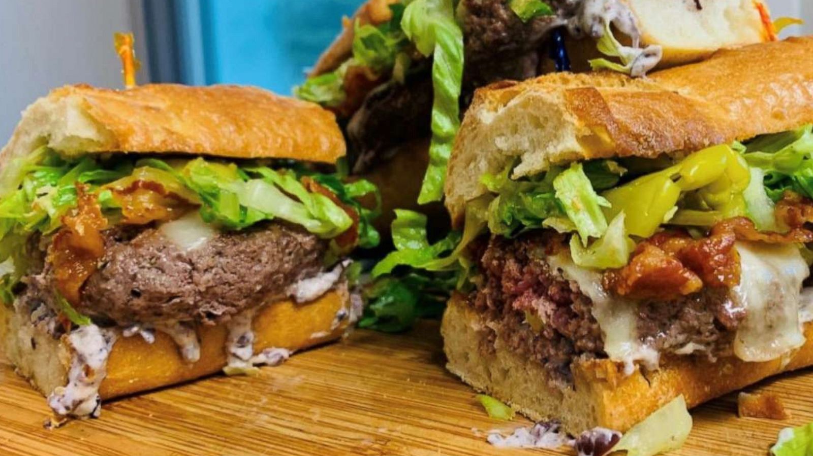 PHOTO: Chef Ryan Scott's Italian slider party hoagie takes burgers to the next level.