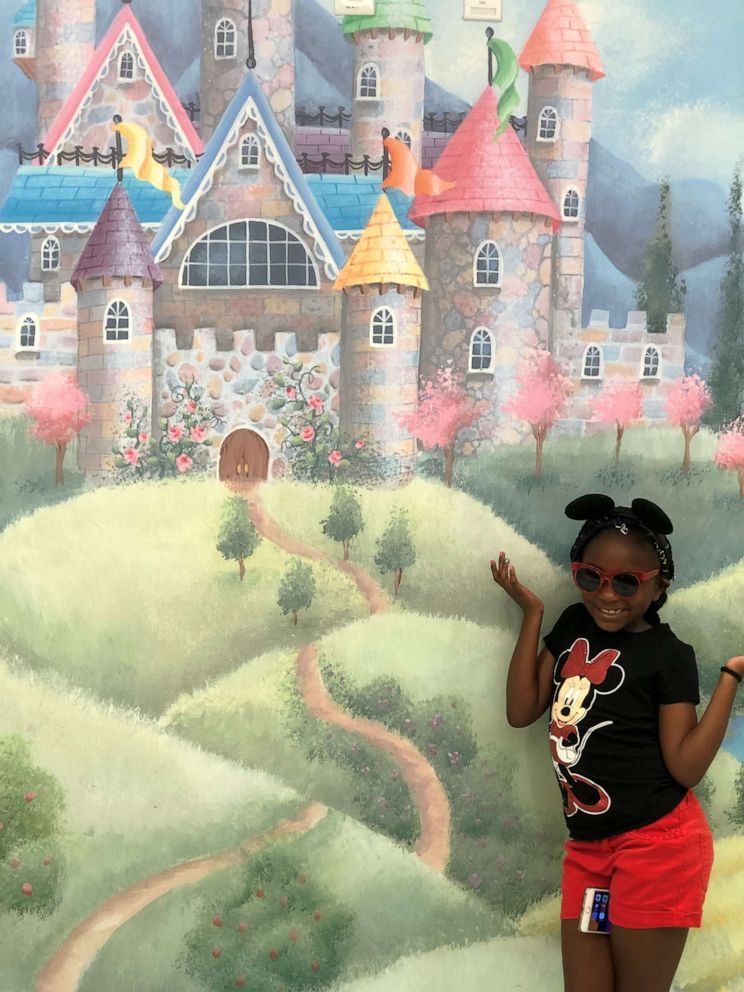 PHOTO: Jaidyn Faith Avant poses during a mother-daughter trip to Disney World.