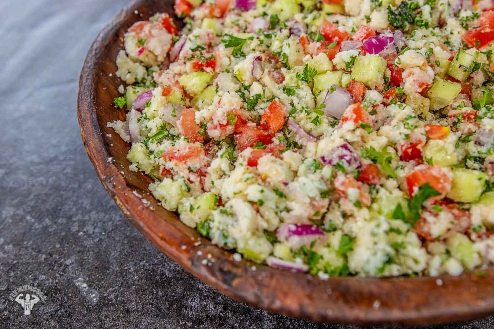 PHOTO: Low carb Mediterranean tabbouleh is an easy and healthy summer side dish.