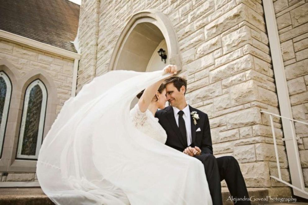 PHOTO: Jeremy and Gosia Hoyle on their wedding day in Austin, Texas.